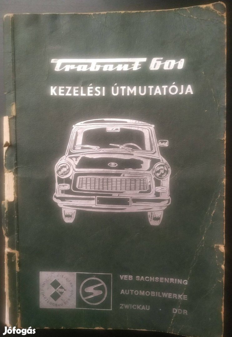 Trabant 601 S kezelési útmutató