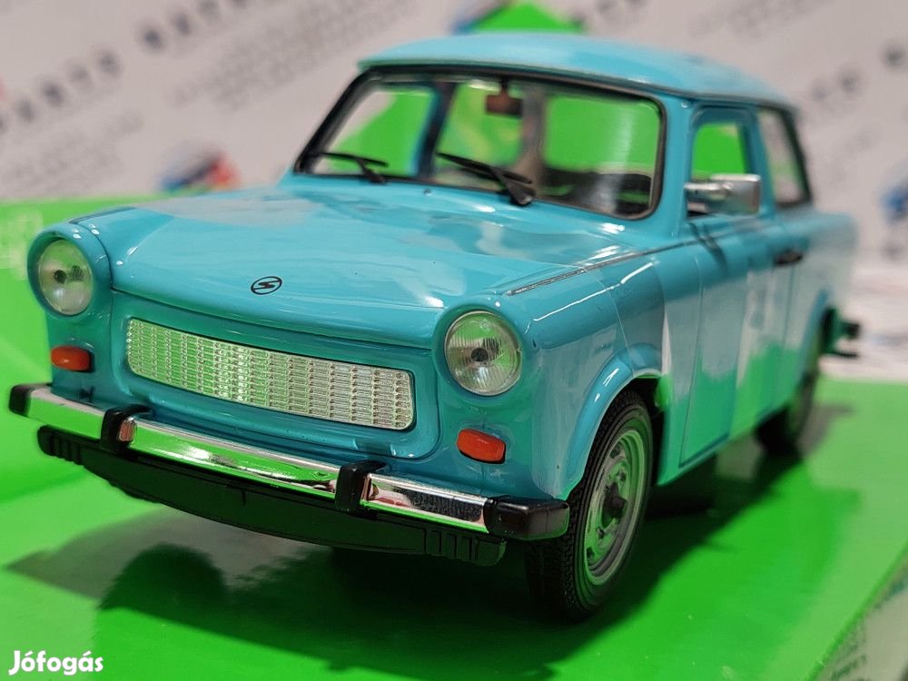 Trabant 601 - kék - Welly - 1:24