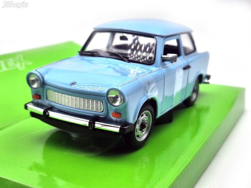 Trabant 601 - kék - Welly - 1:24