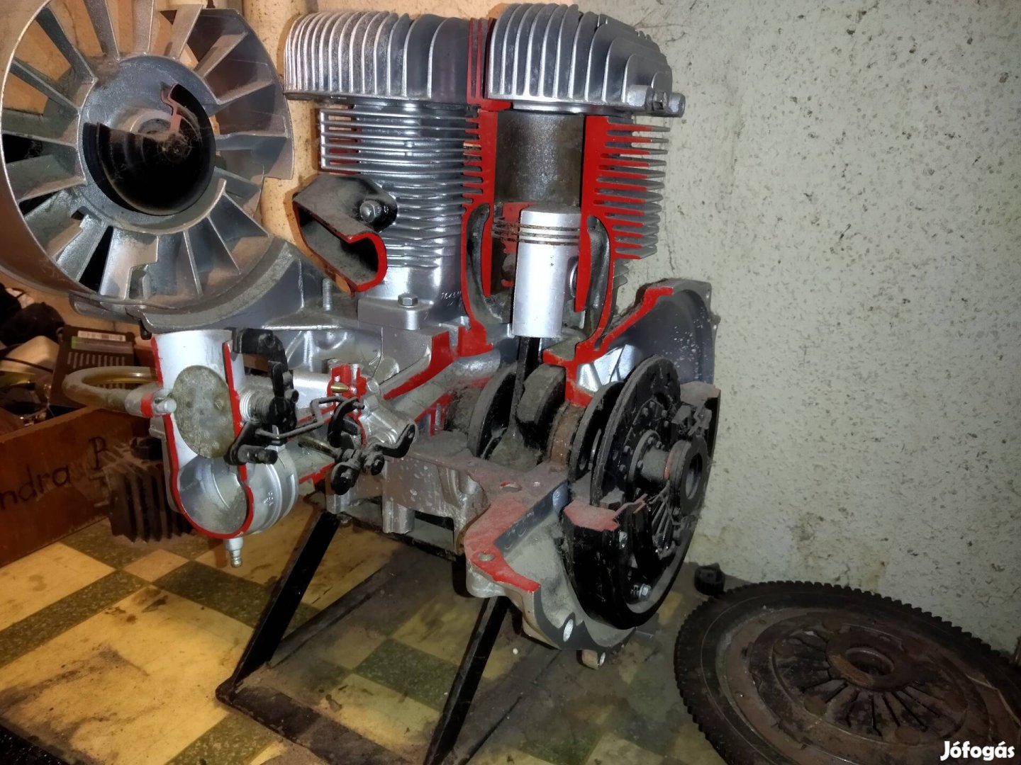 Trabant 601 motor metszet