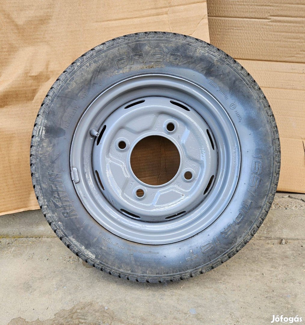 Trabant kerék pótkerék felni gumival 89-es évjárat
