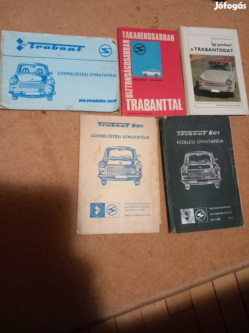 Trabant kezelési útmutató.