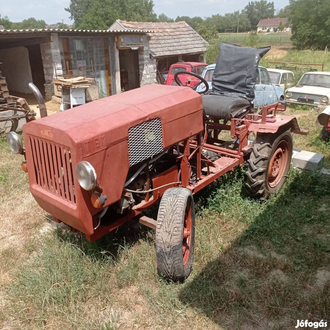 Trabant motoros kis traktor