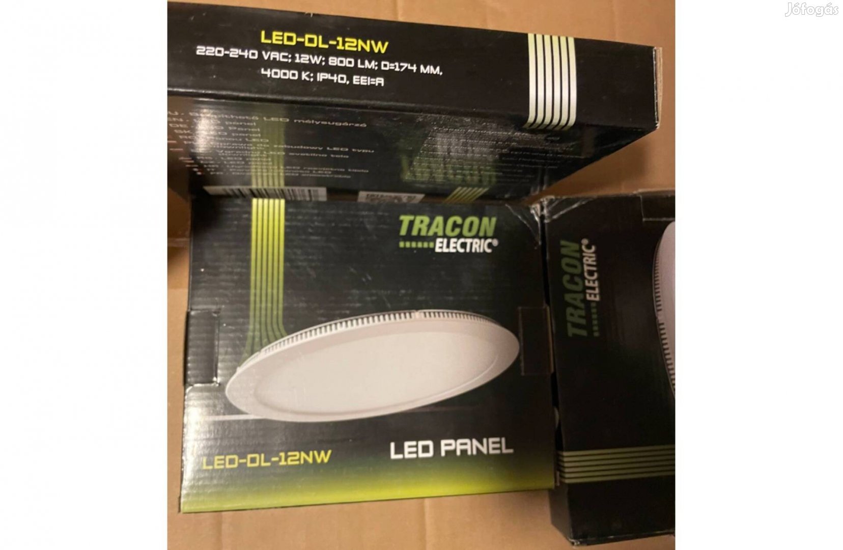 Tracon beépíthető LED lámpa, kerek, fehér