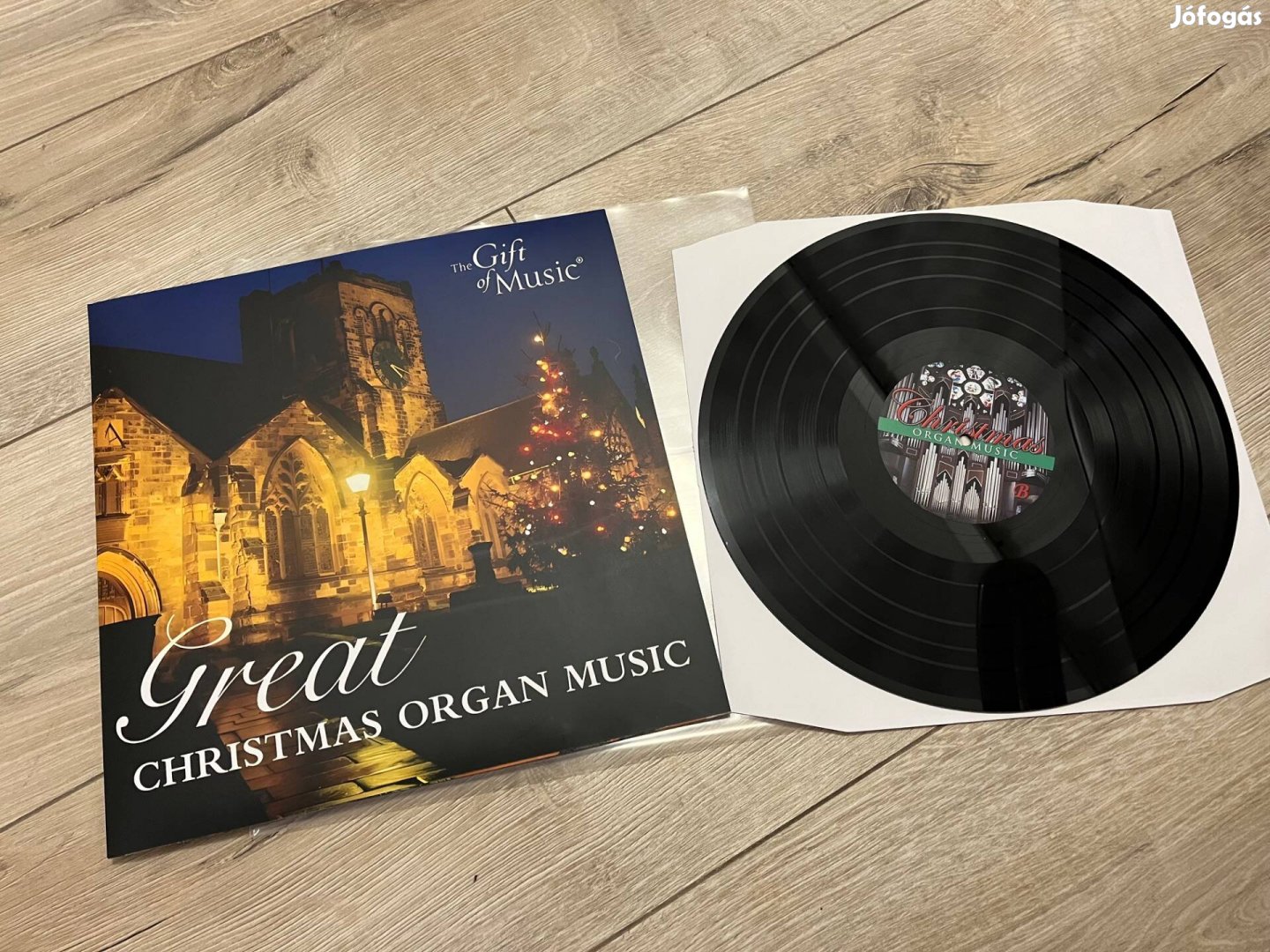 Tradícionális karácsonyi orgonás egyházi énekek LP vinyl bakelit lemez