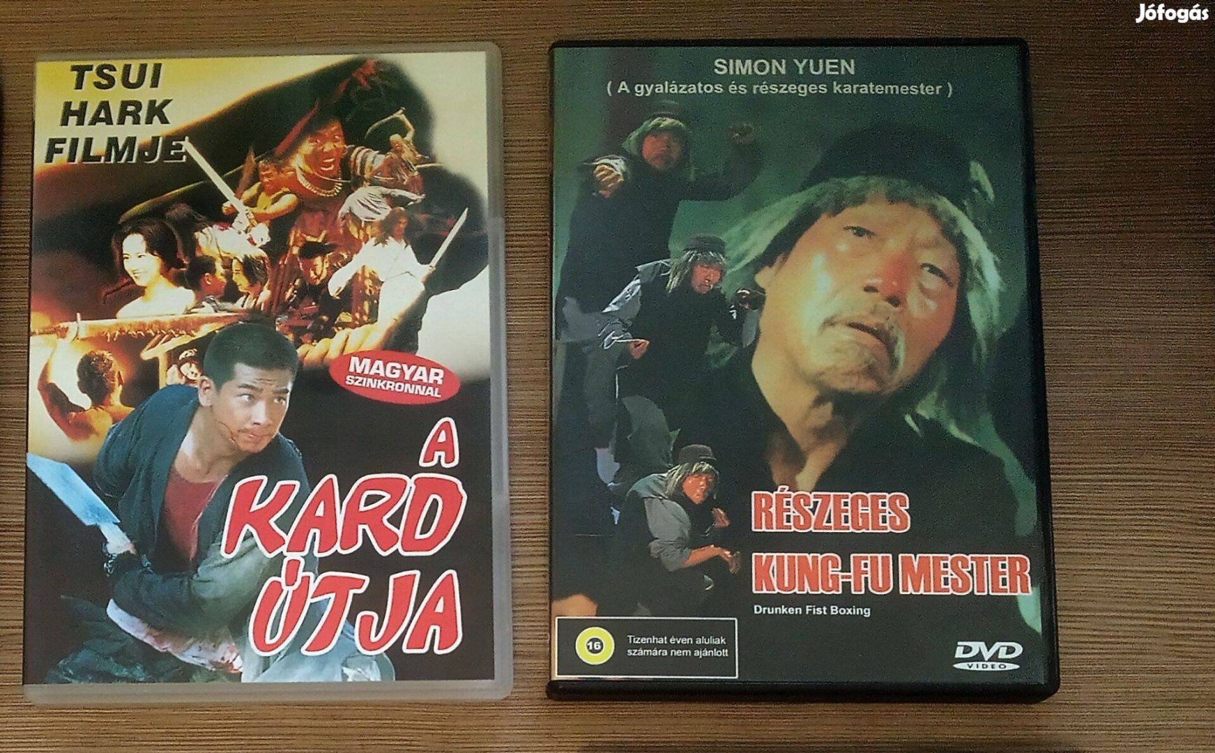 Tradícionális keleti harci filmek DVD-n (A Kard útja, Részeges Kung-fu