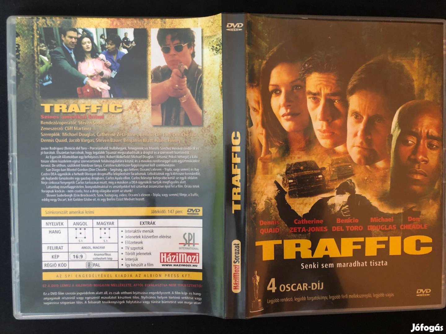 Traffic DVD (karcmentes, Házimozi kiadás, Michel Douglas)