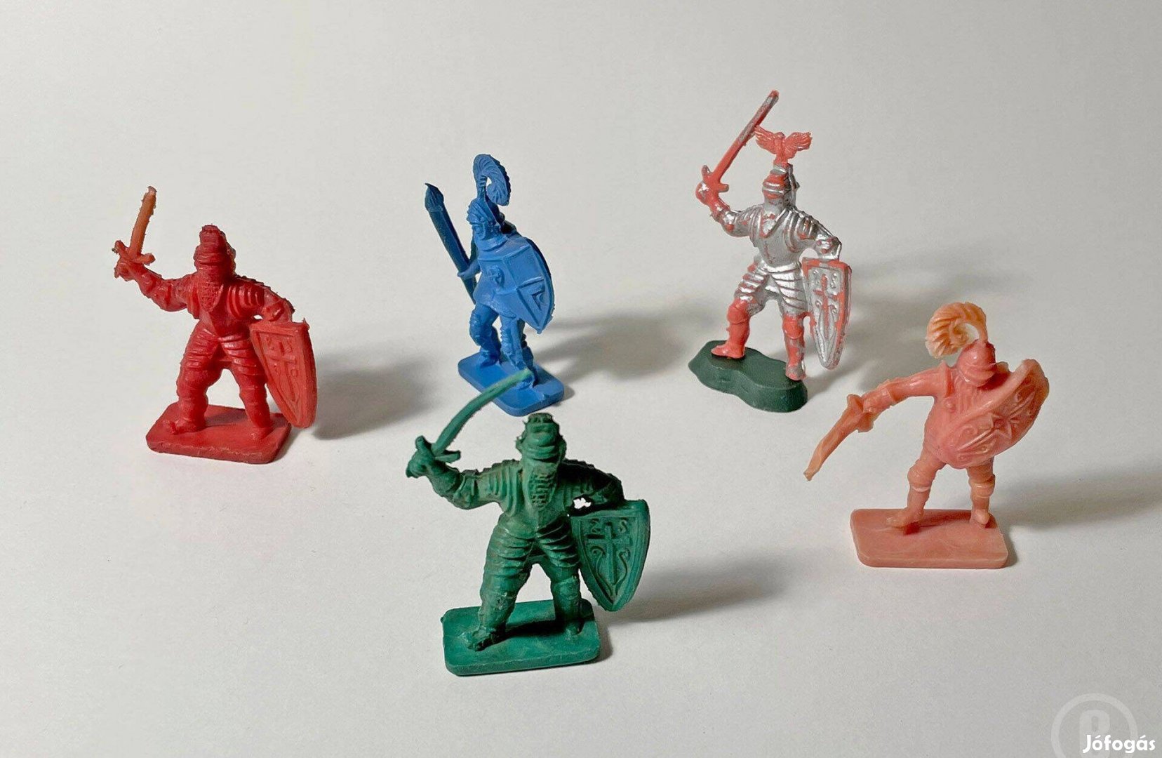 Trafikárú - játékkatonák 5 páncélos lovag - Csak személyesen