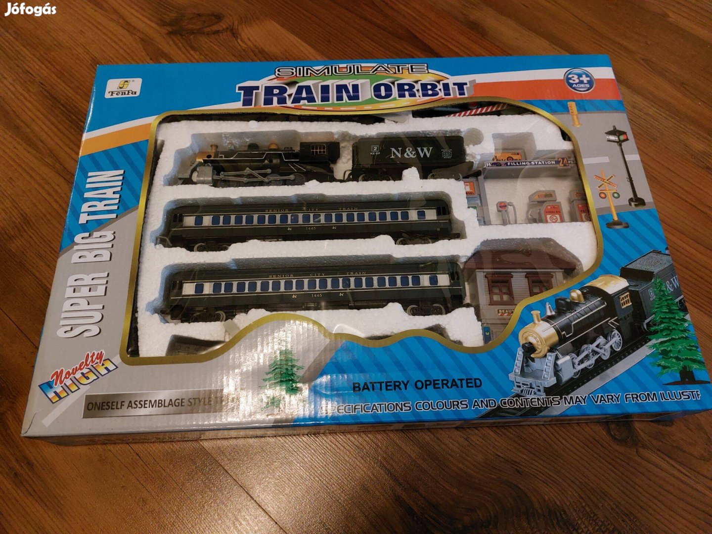 Train Orbit nagy modellvasútkészlet gőzmozdonnyal