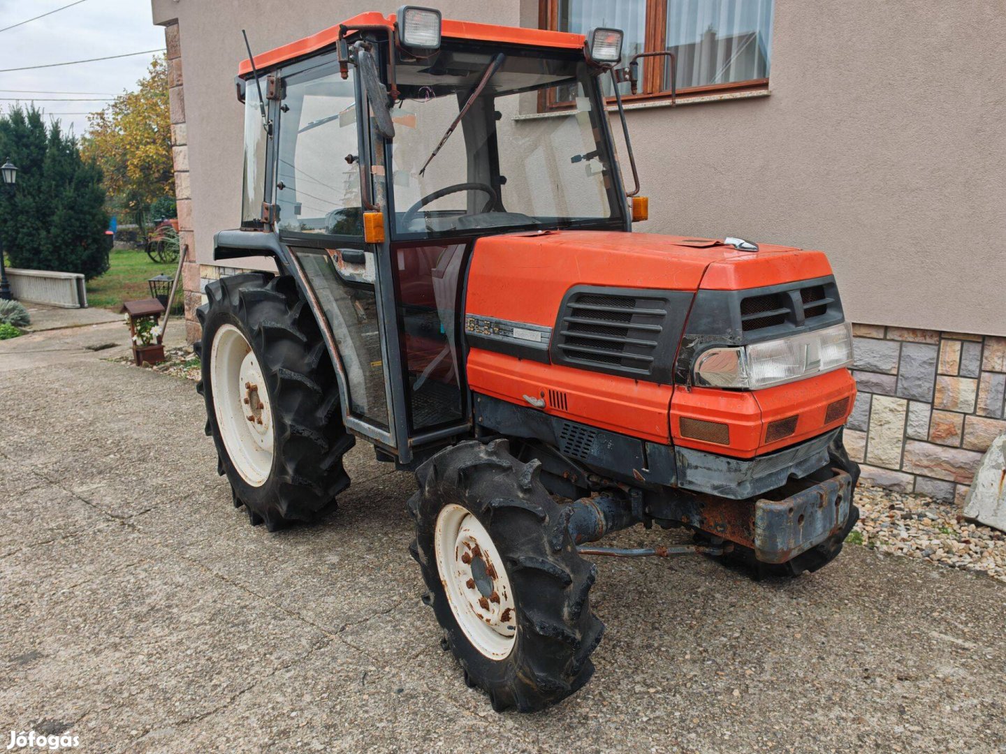 Traktor klímás! Kubota 28 LE 4x4 három pontos + kardán hajtás