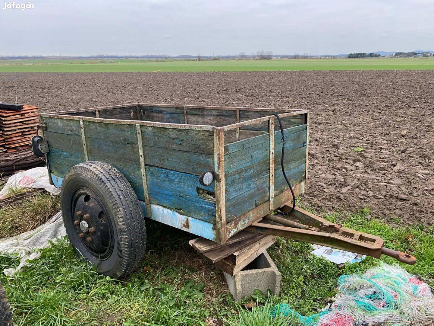 Traktor pótkocsi utánfutó