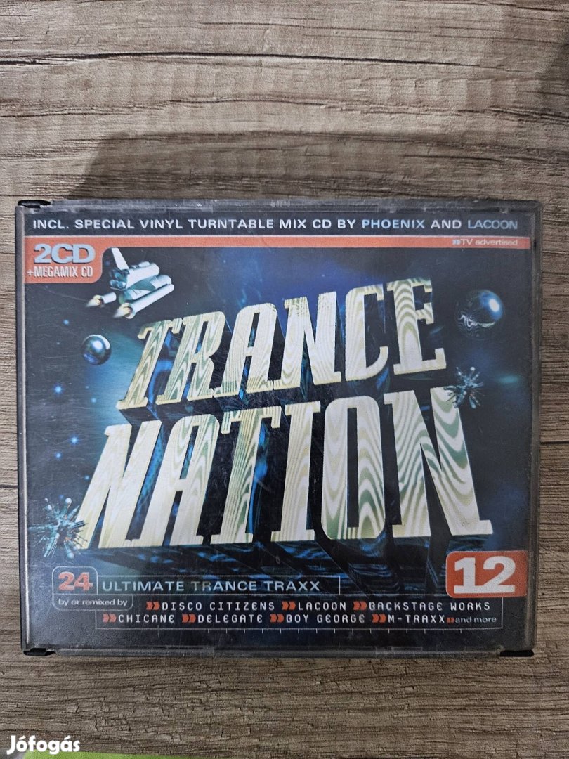 Trance Nation Dupla  Gyári Müsoros CD Lemez 