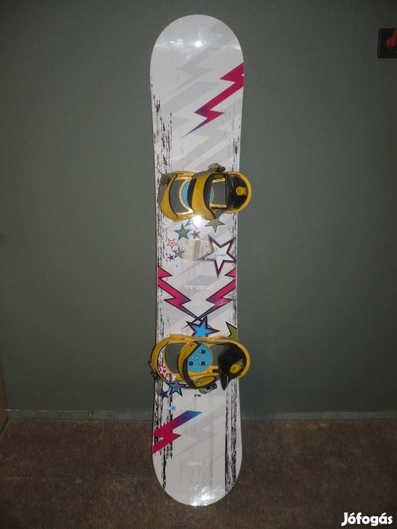 Trans FE 162 cm.-s freeride snowboard, Burton Syncro kötéssel