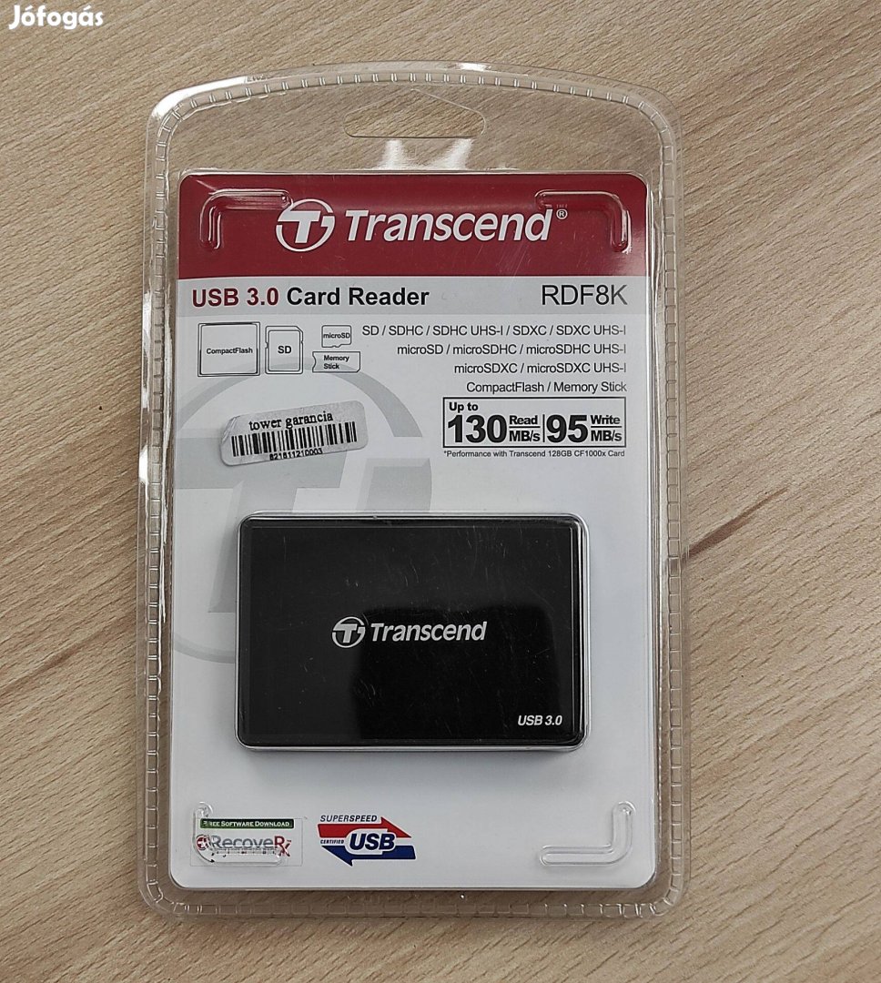 Transcend RDF8K multi kártyaolvasó