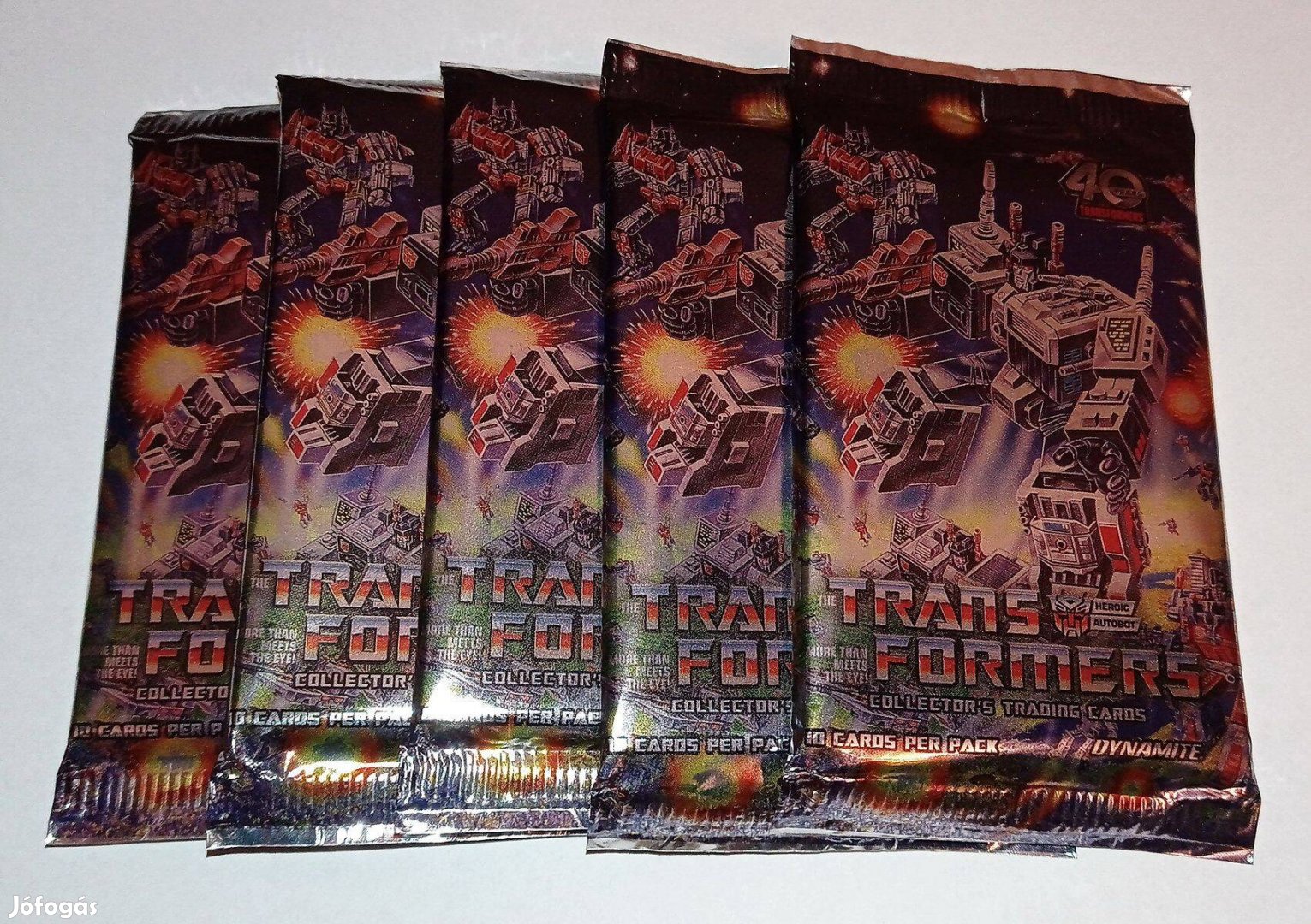 Transformers 40th Anniversary Collector's Trading Cards csomagok