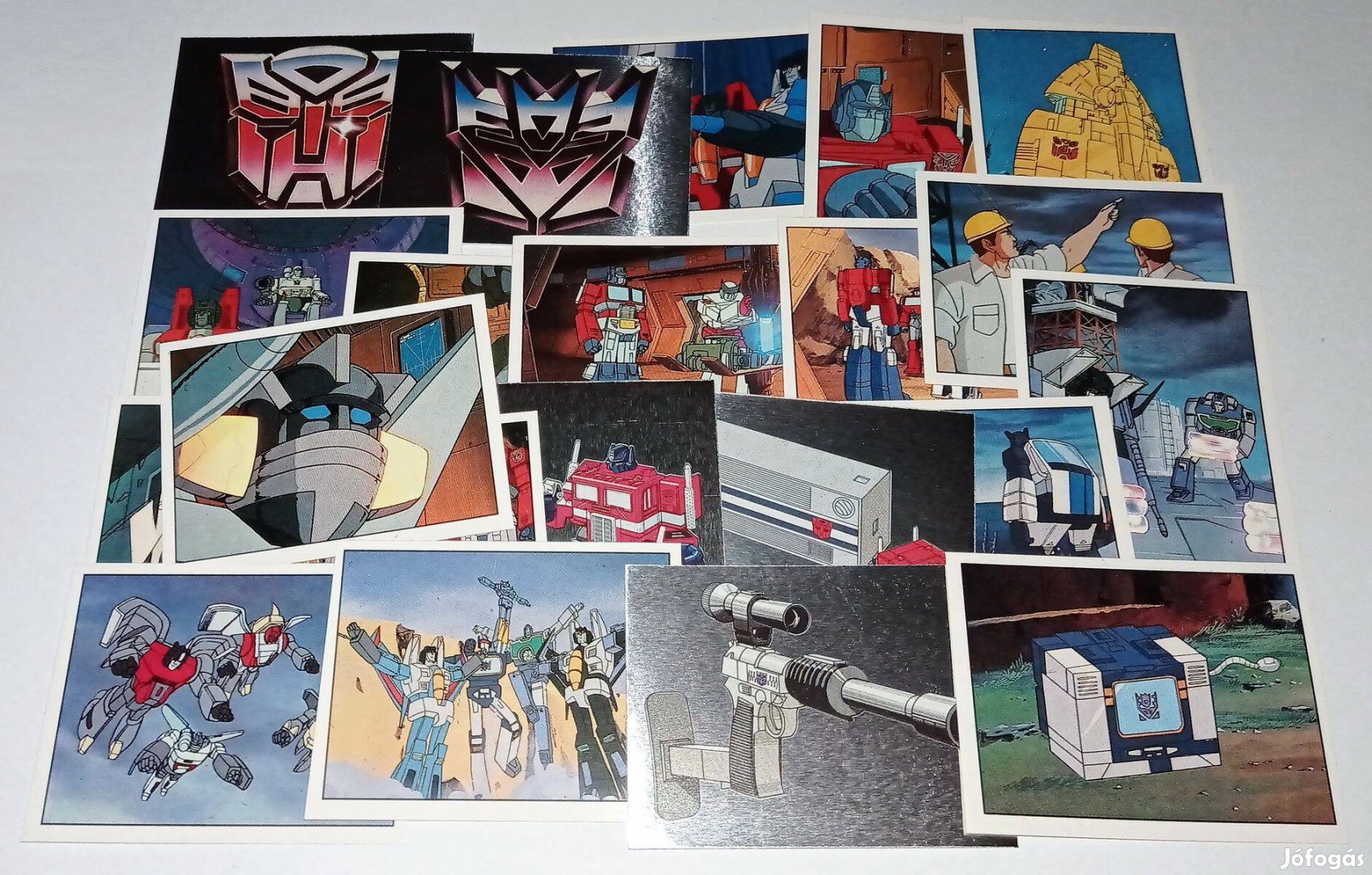 Transformers G1 albumba való matricák (1991-es kiadás)