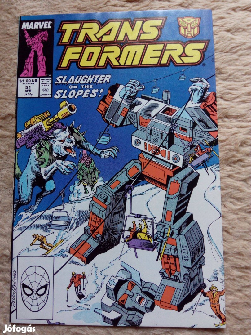 Transformers Marvel képregény (1984-es sorozat): 51. szám eladó!