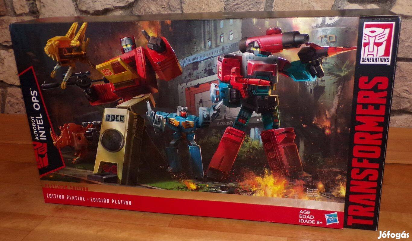 Transformers Platinum Edition Autobot Intel Ops üres doboz