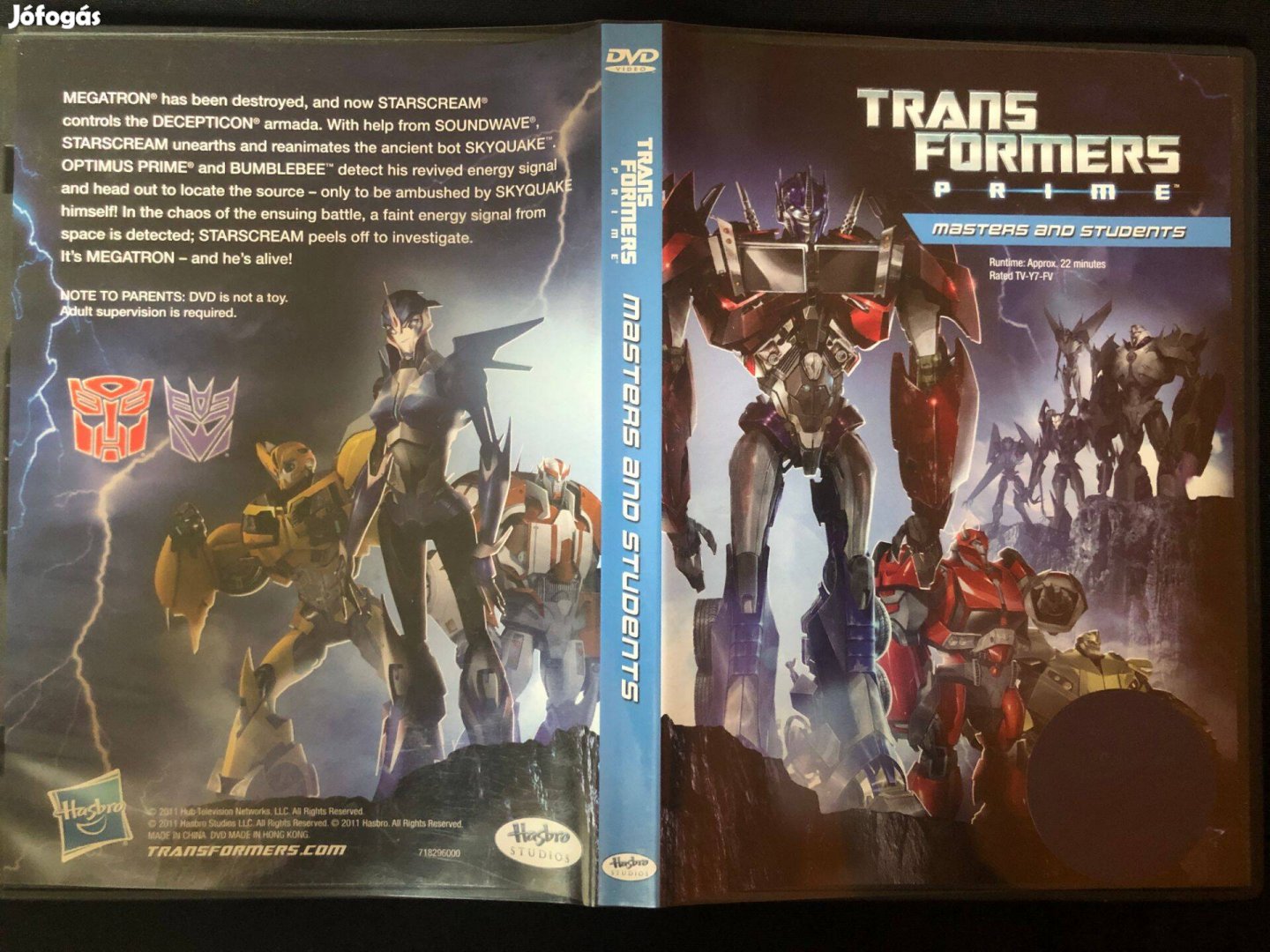 Transformers Prime DVD - Szörnyvadászok - Mesterek és tanítványok