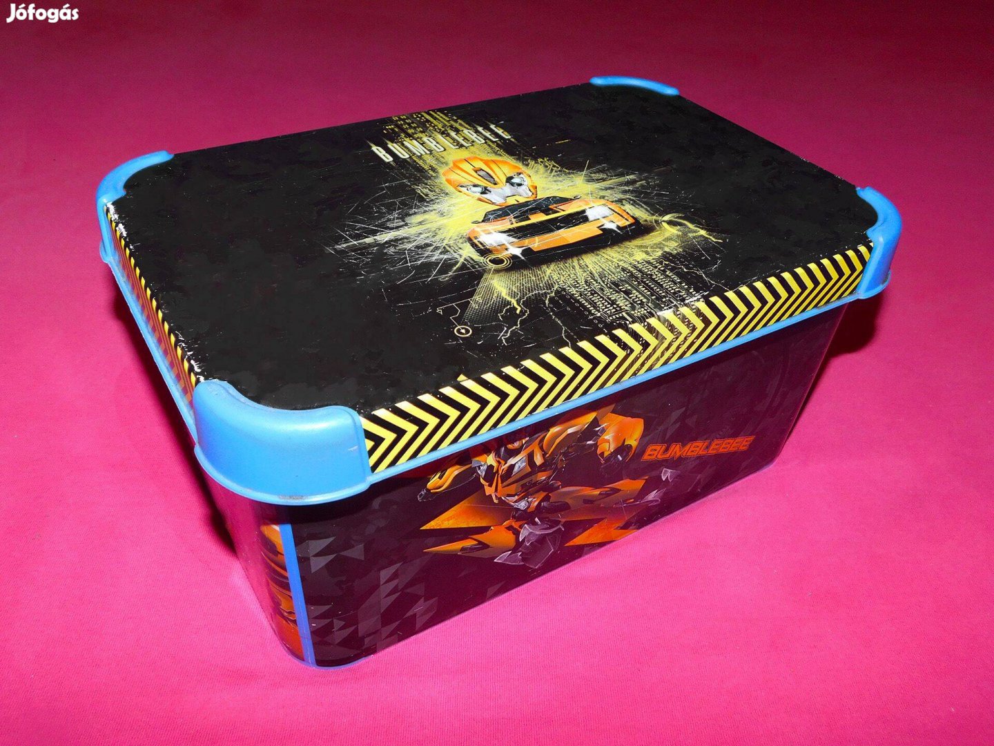 Transformers Prime Űrdongó Bumblebee játéktároló doboz 18 X 28 X 30 cm