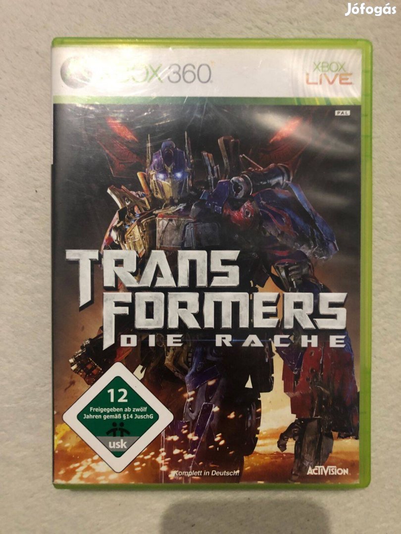 Transformers Revenge of The Fallen Xbox 360 játék