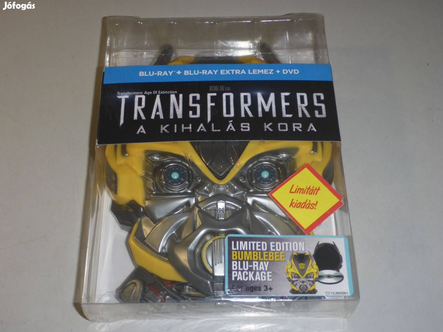 Transformers: A kihalás kora-limitált Űrdongó dobozban blu-ray film"˝