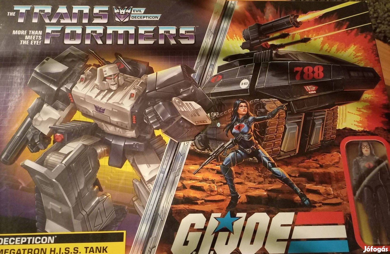 Transformers × G.I. Joe Megatron Baroness Hiss tank