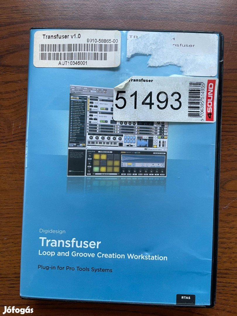 Transfuser Workstation zenei stúdiósoftware