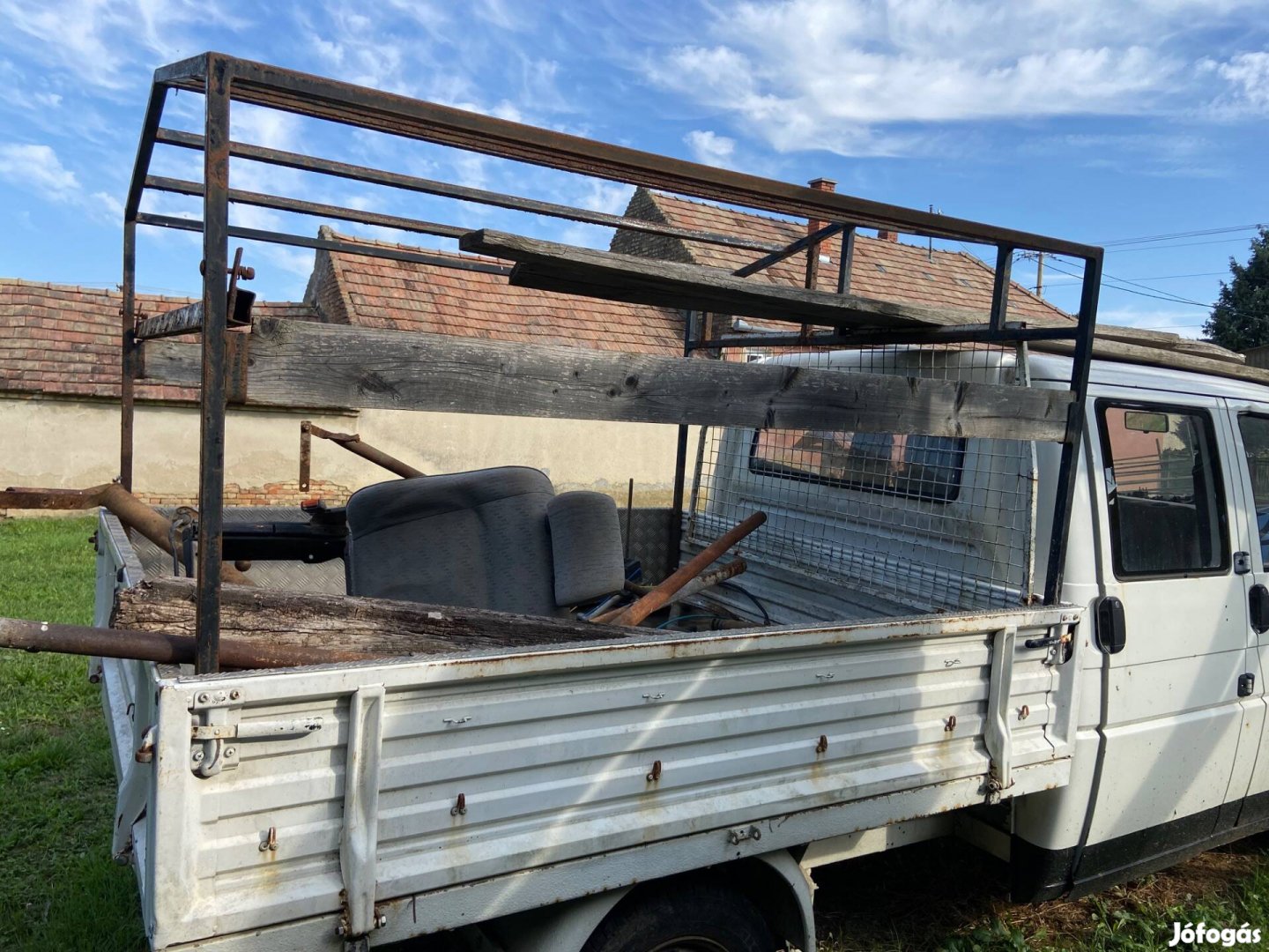 Transporter t4 doka ponyvatartó vas keret