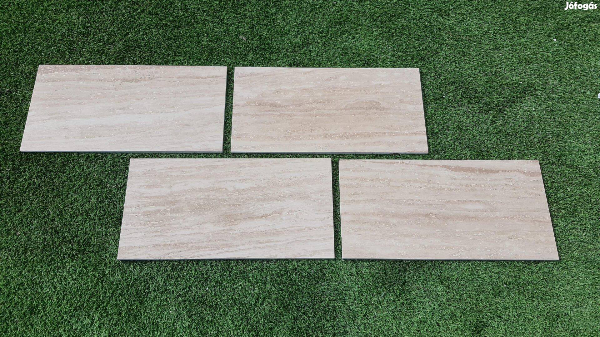 Travertin mészkő burkolat eladó 60x30x2 cm