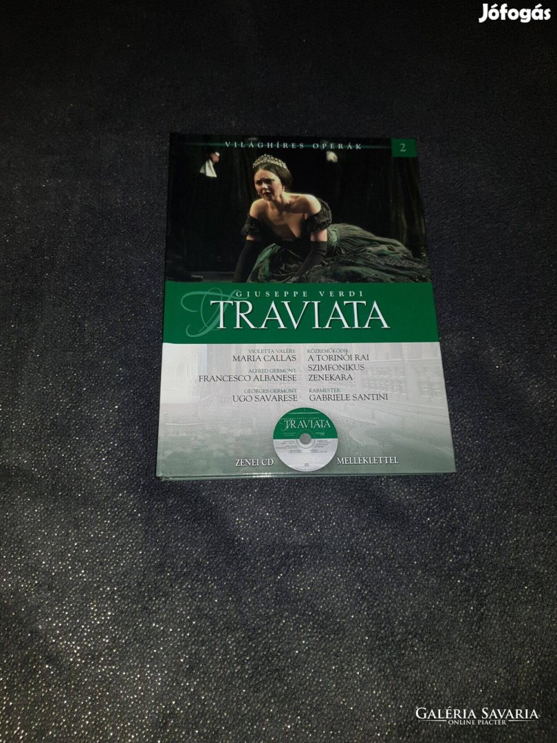 Traviata Giuseppe Verdi CD és könyv egyben