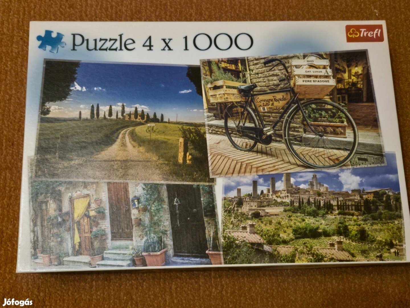 Treffl 4x1000 puzzle, Toszkána szépségei kirakó