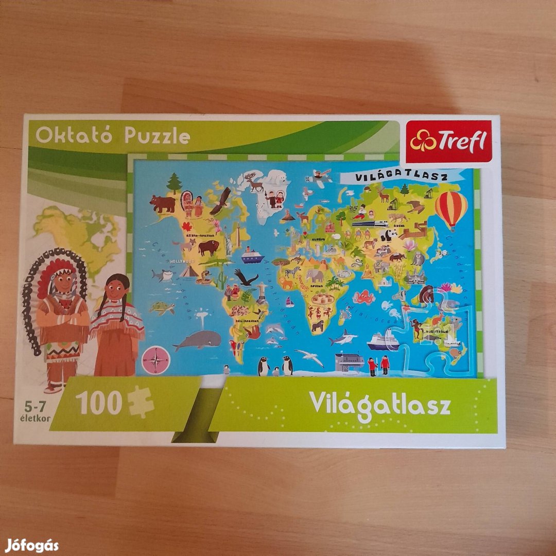 Trefl 100 db-os Világatlasz puzzle