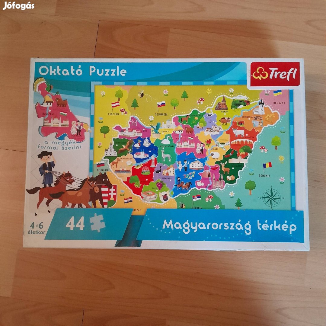 Trefl 44 db-os Magyarország puzzle