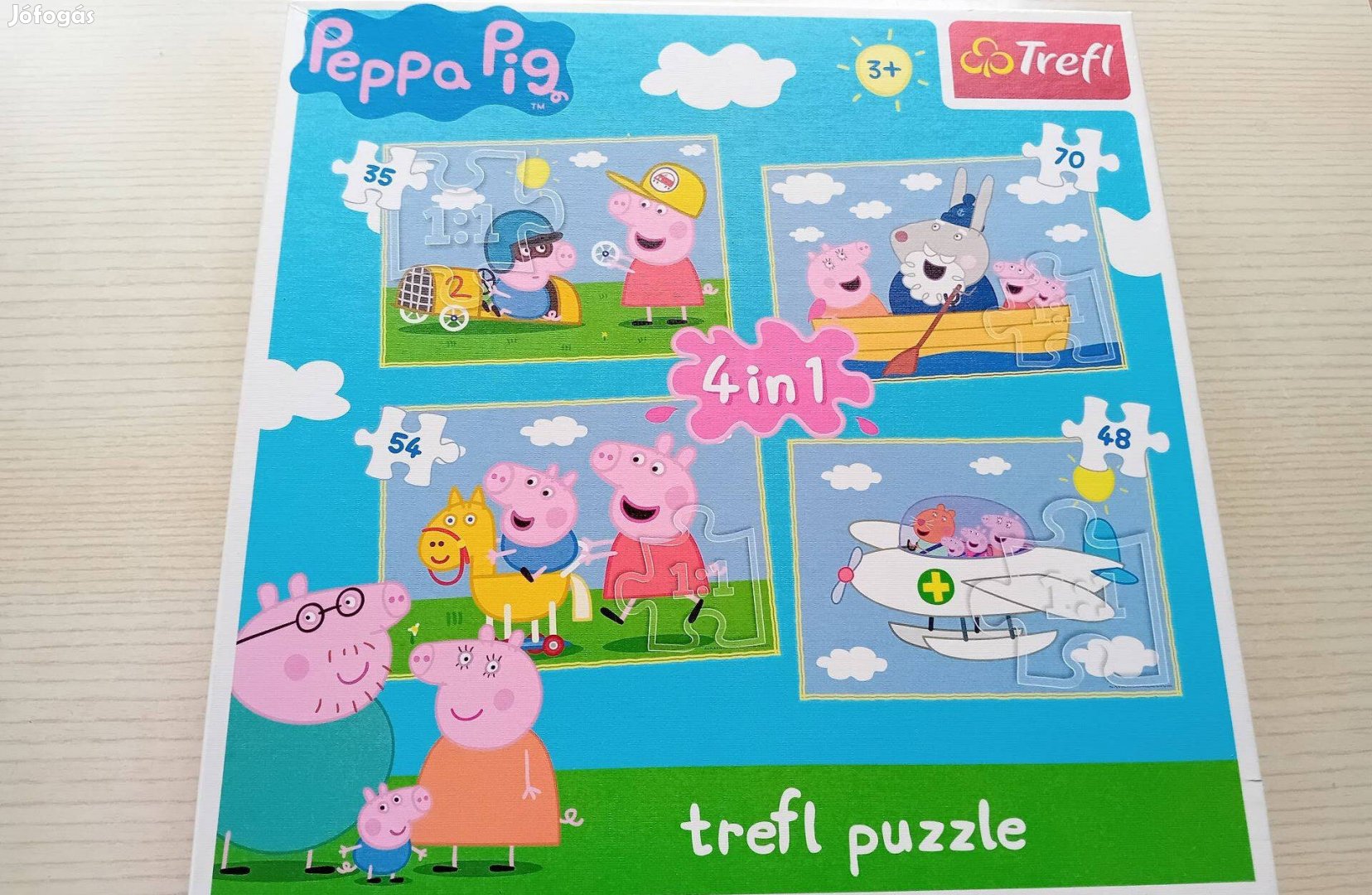 Trefl 4 in 1 Peppa malac puzzle
