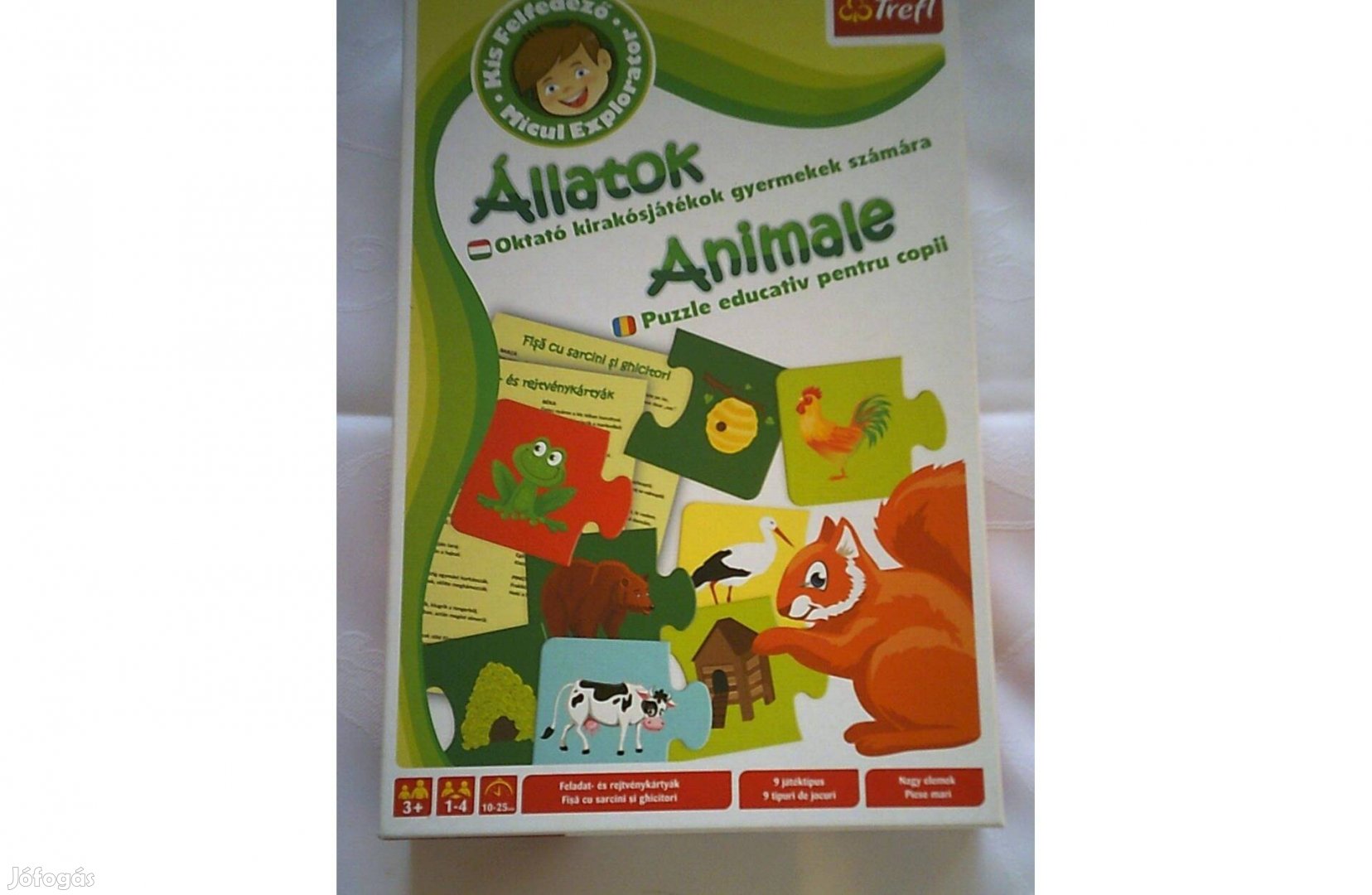 Trefl Állatok társasjáték kirakósjáték puzzle 3+