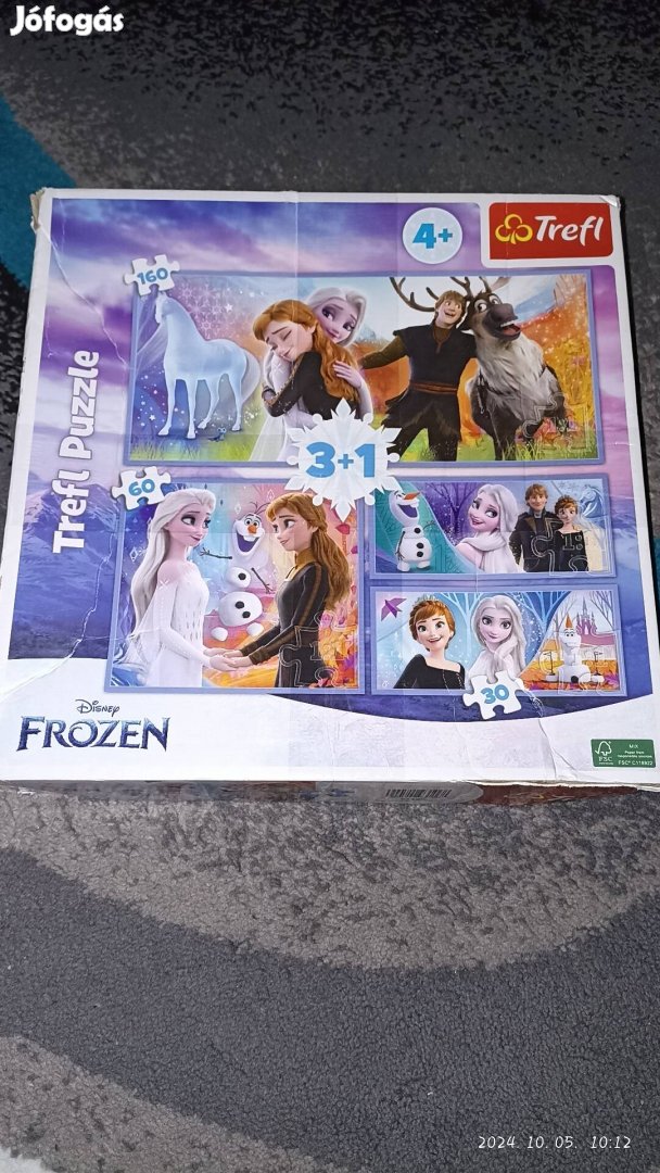 Trefl Disney Frozen Jégvarázs kirakó puzzle 3+1 szett