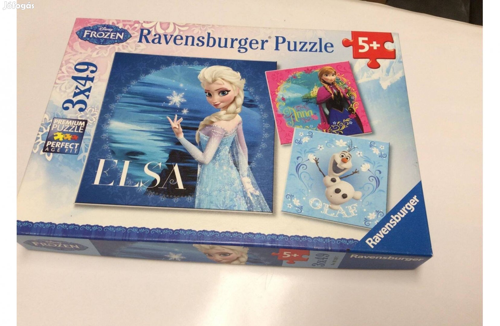 Trefl Frozen Elsa Anna Olaf puzzle premium puzzle 3x49db-os kirakó