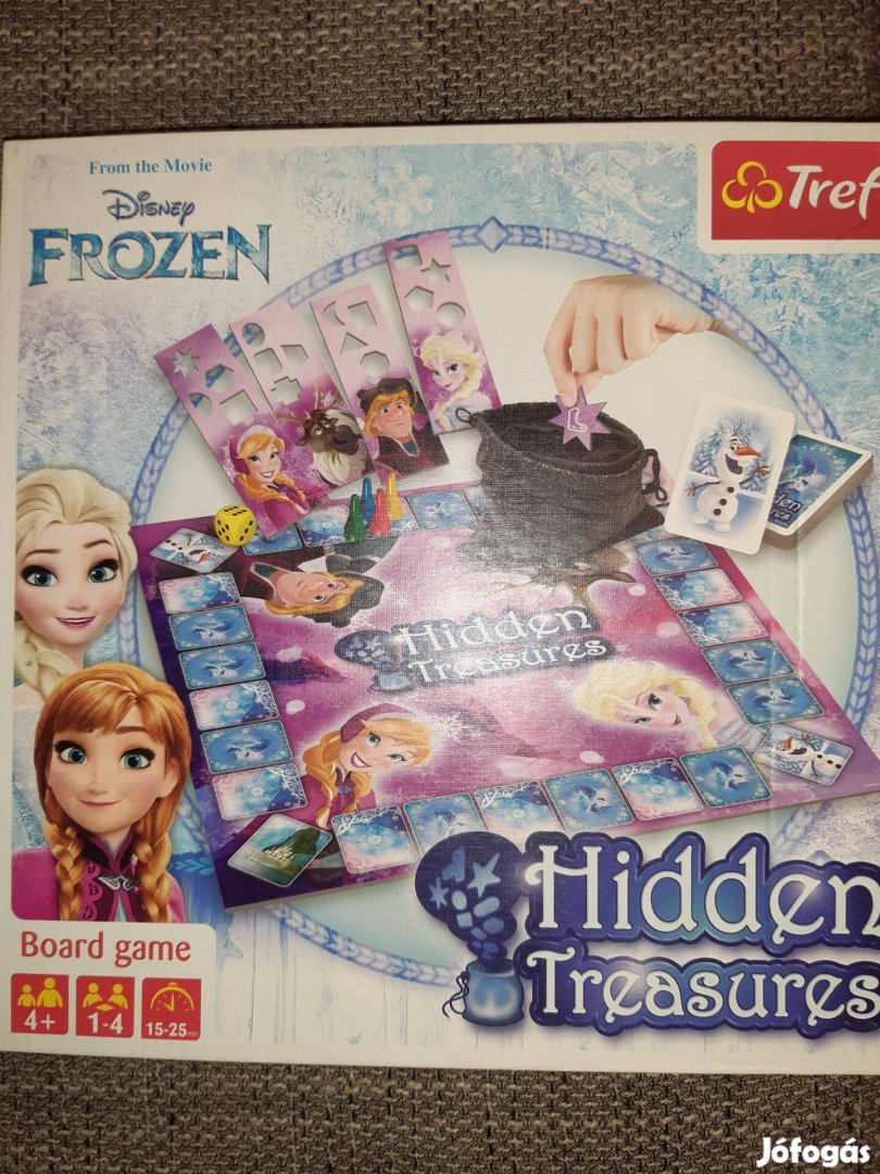 Trefl Frozen Hidden Treasure társasjáték 4éves kortól