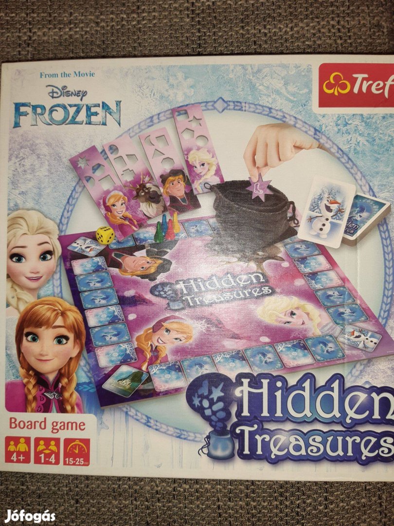 Trefl Frozen Hidden Treasure társasjáték 4éves kortól