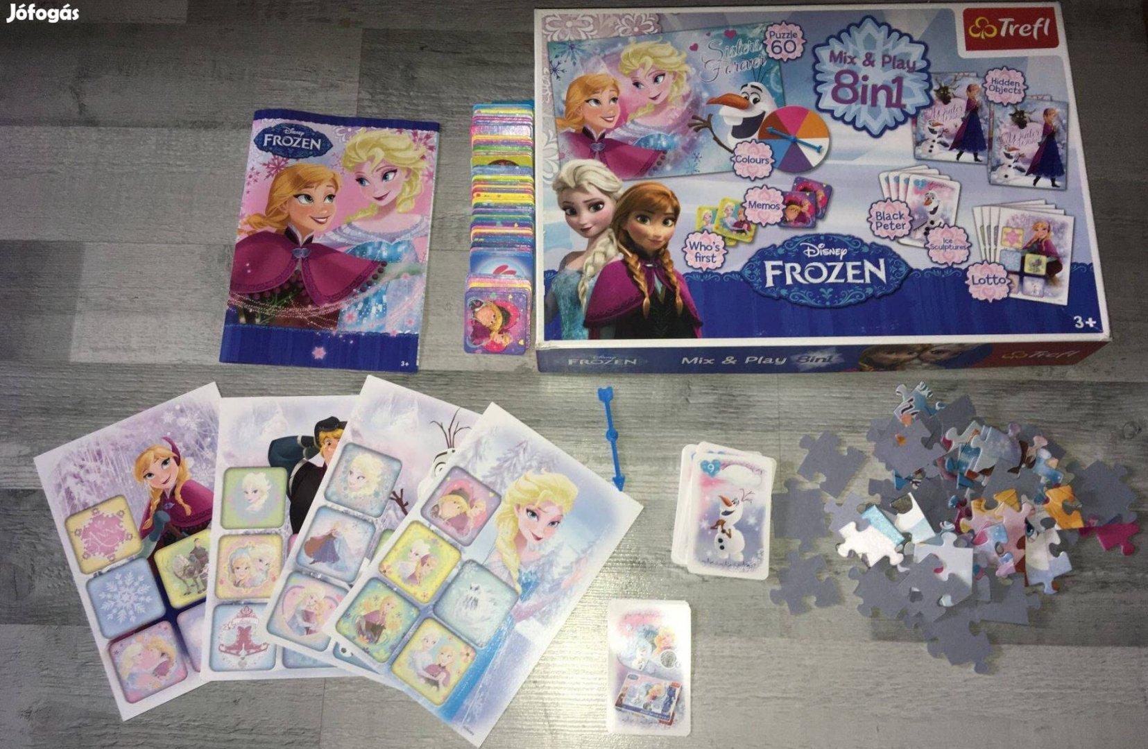 Trefl Jégvarázs Frozen kirakós puzzle társasjáték 8in1