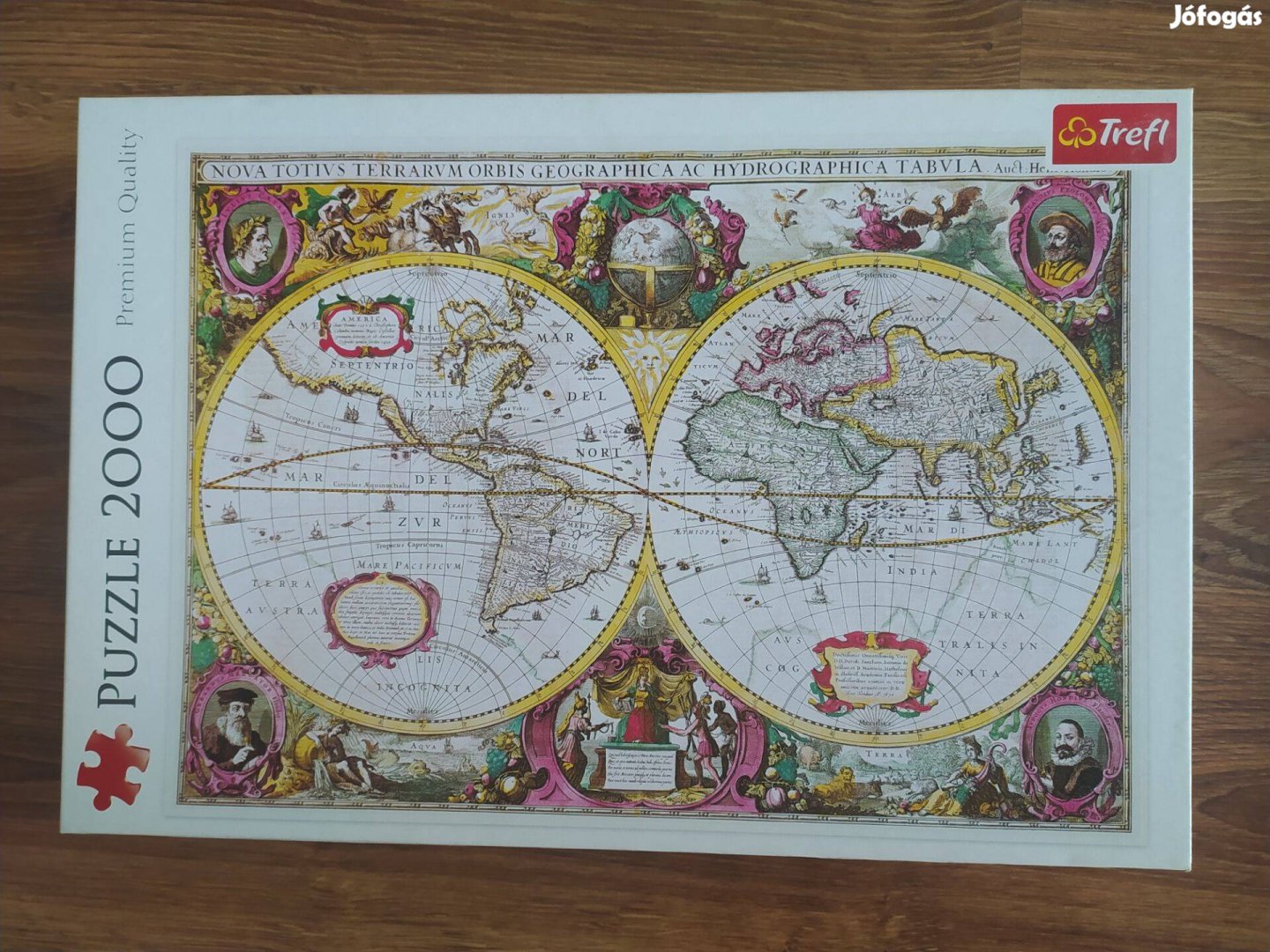 Trefl: A világ történelmi térképe (1630) 2000 db-os puzzle