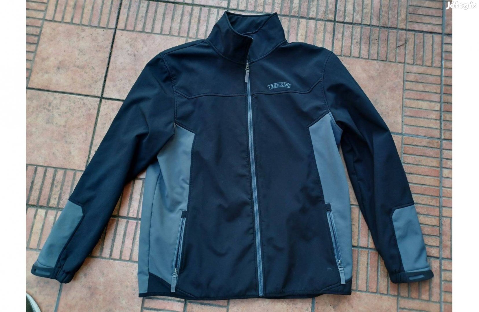 Trekking softshell kabát pulóver XL