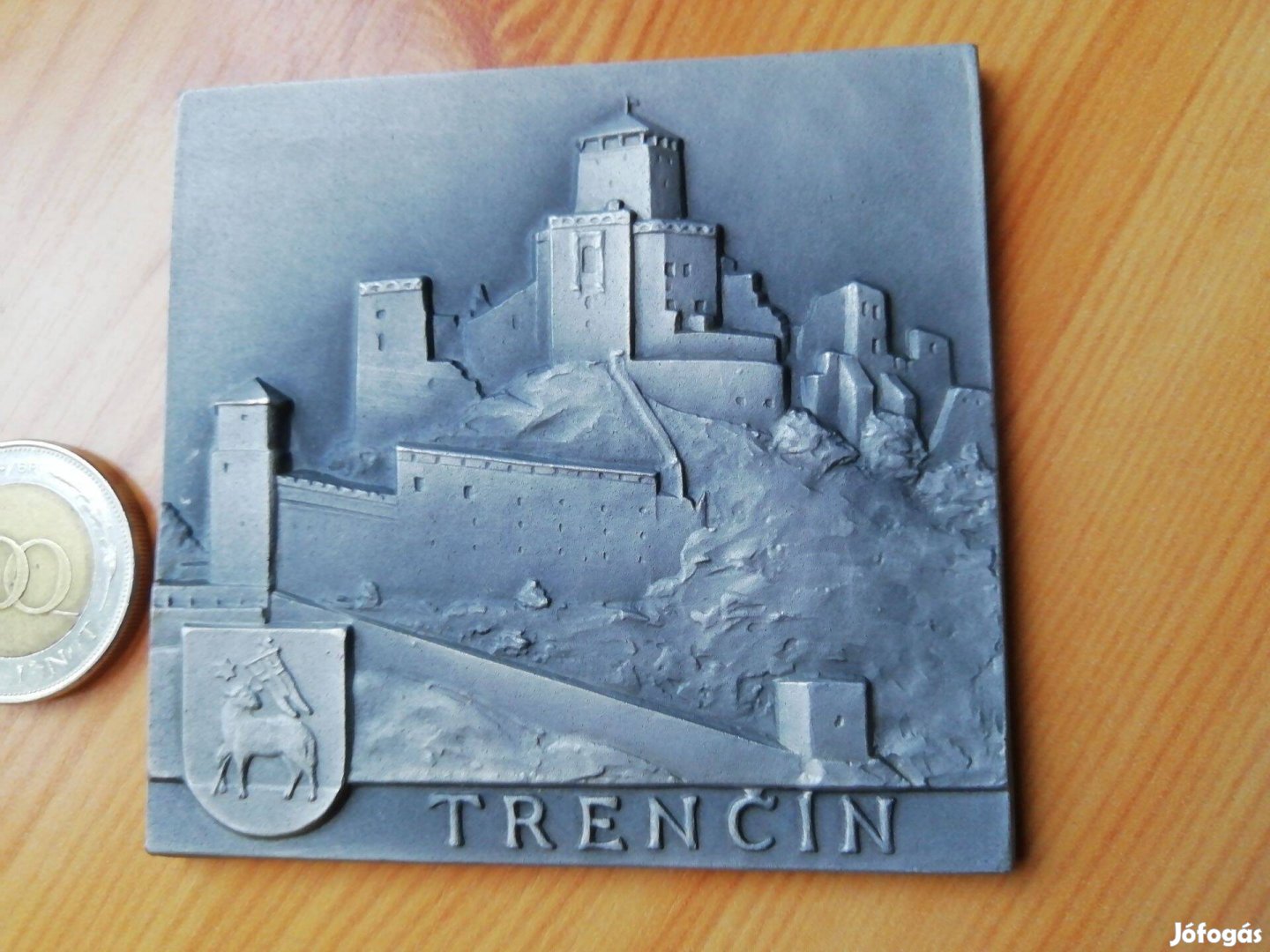 Trencsén város plaket