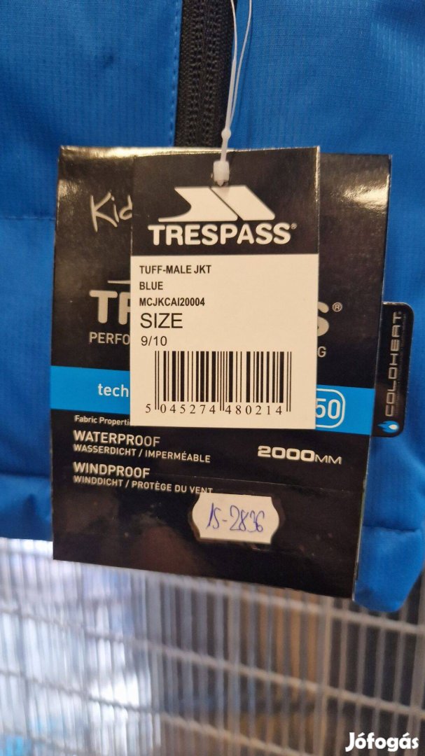 Trespass Boys Vízálló gyermek Dzseki TP50