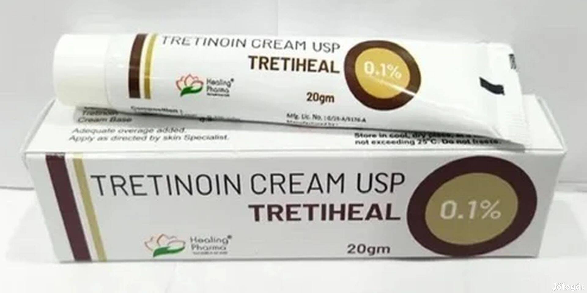 Tretinoin 0.1 arckrém, A-vitaminos arckrém, Ráncokra,