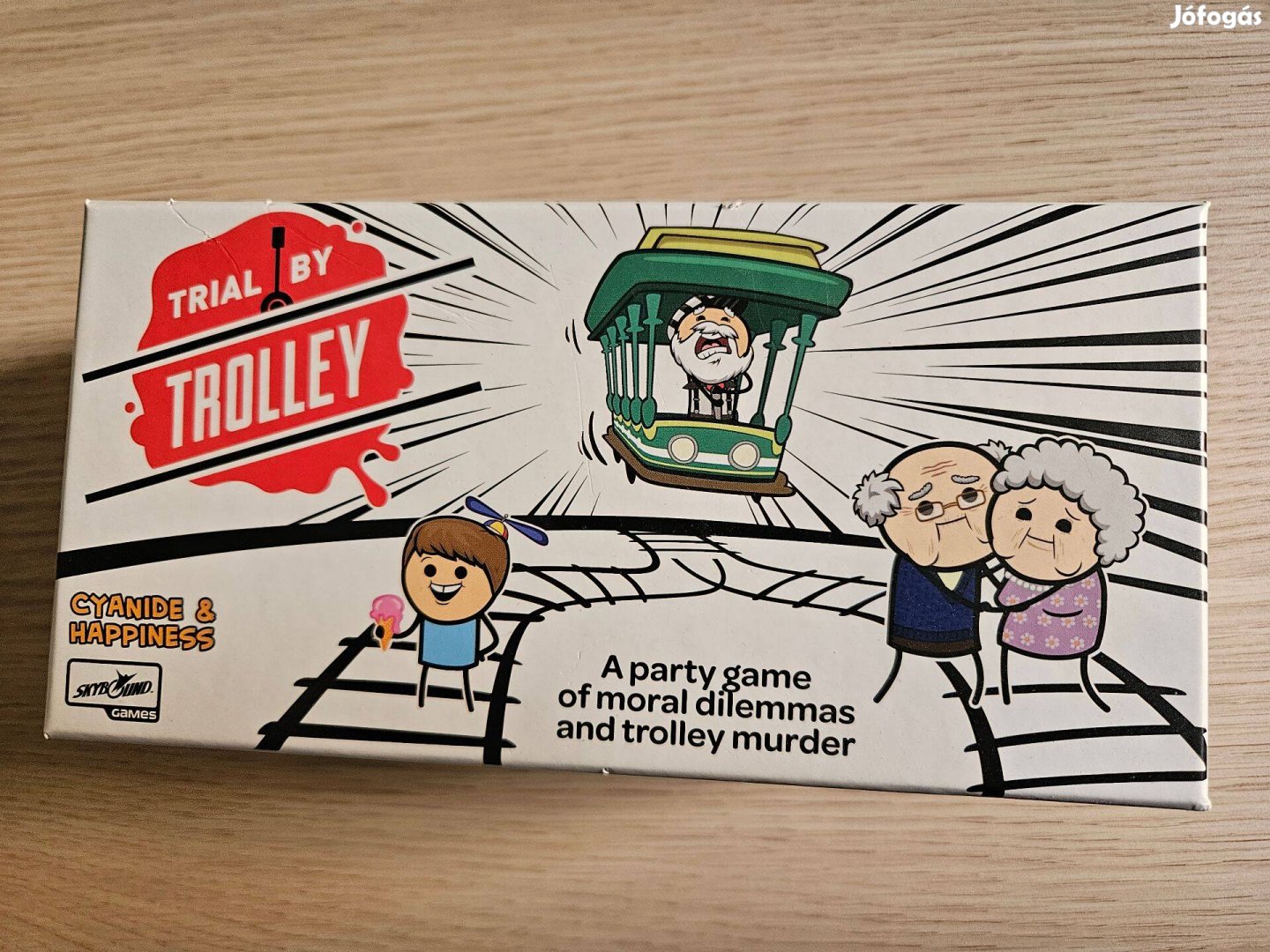 Trial by trolley társasjáték (angol)