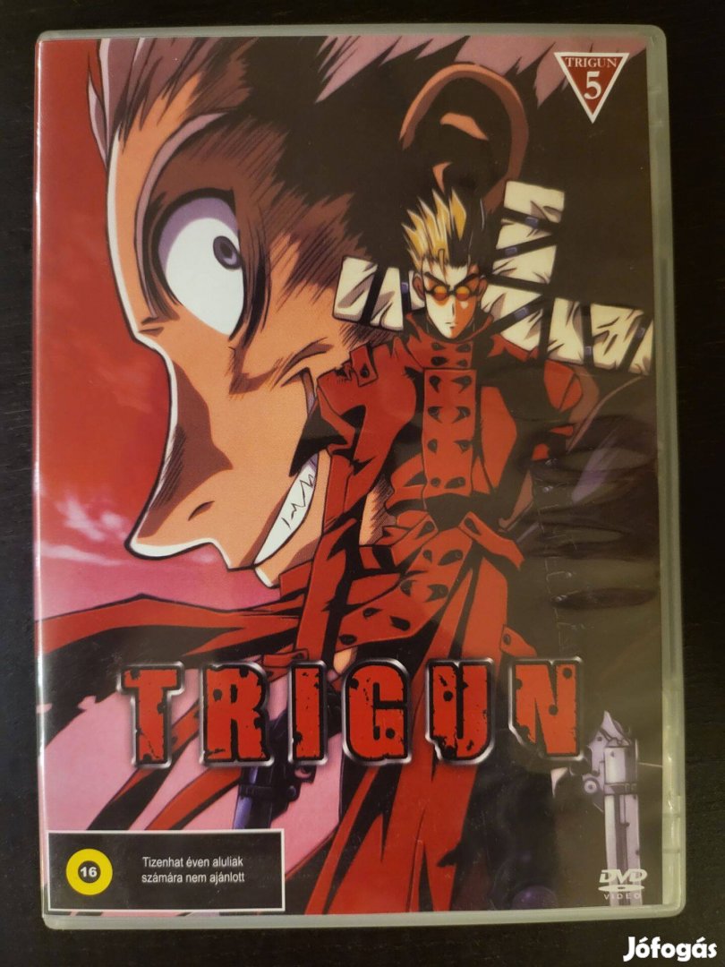 Trigun anime teljes sorozat 5db dvd