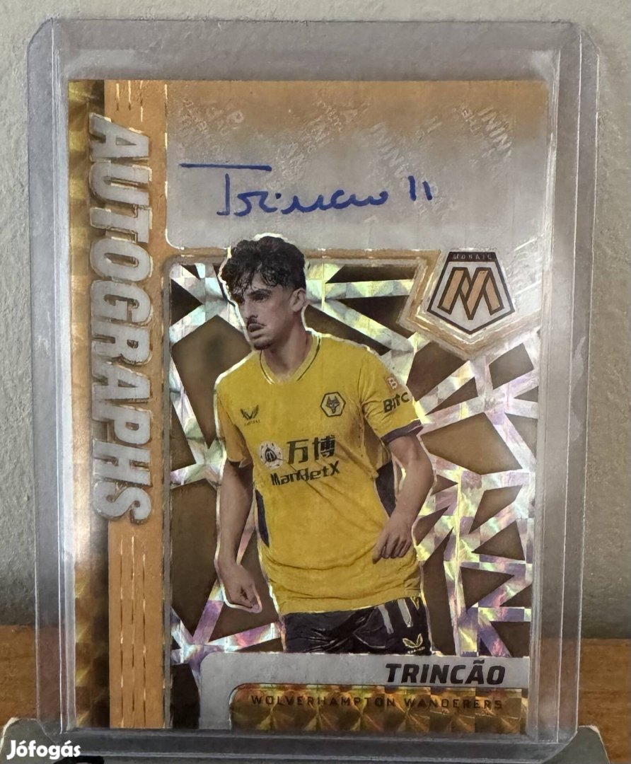 Trincao - 05/50 AU -2021-22 Panini - Mosaic Premier League Autographs