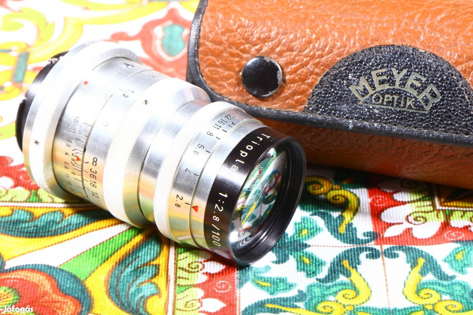 Trioplan 2.8 100mm meyer optik exa objektív 